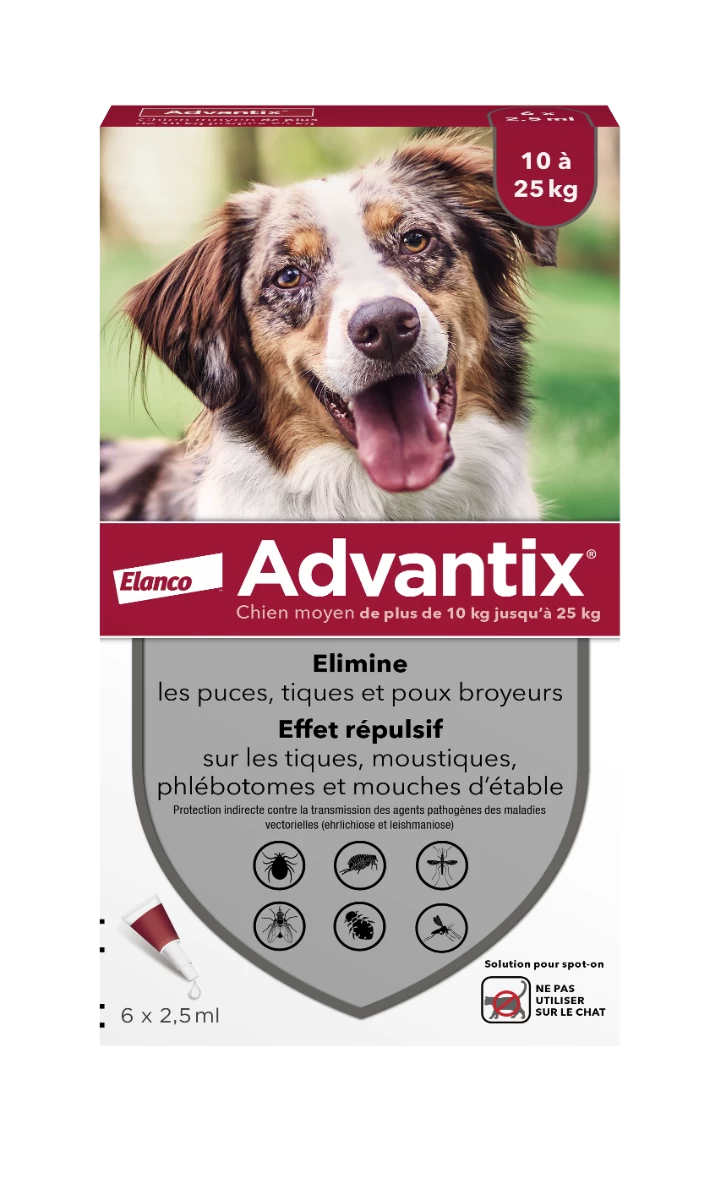 Advantix Chien Moyen 10-25Kg 4 Advantix Chien Moyen 10-25Kg â Image 2