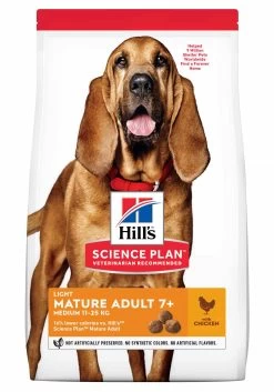 Hill's Science Plan Mature Adult Light Croquettes Pour Chien Sénior Medium Au Poulet - 14Kg -Chien Scroquette 4638db8970966e24a2bf3c4ea60db04a8cd6493cd5d8d99d1be290cf5a1ab56b