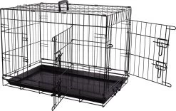 Flamingo Cage Pour Chien Mezo Noir XXL 76x124x83cm 11 Flamingo Cage Pour Chien Mezo Noir XXL 76x124x83cm -Chien Scroquette 519536 D 01