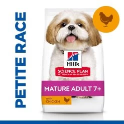 Hill's Science Plan Mature Adult Small & Mini Croquettes Pour Petit Chien Sénior Au Poulet -Chien Scroquette 52742025407 2 science plan chien g small mini croquettes poulet