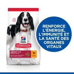Hill's Science Plan Adult Croquettes Pour Chien Medium -Chien Scroquette 52742025742 2 science plan chien adulte medium croquettes poulet