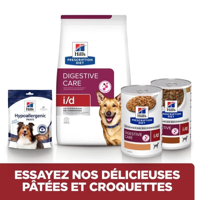 Hill's Prescription Diet I/D AB+ Pour Chien Au Poulet 3 Hill's Prescription Diet I/D AB+ Pour Chien Au Poulet