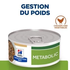Hill's Prescription Diet Metabolic Mijotés Pour Chien 24x156g Poulet Et Légumes -Chien Scroquette 52742047331 1 FR