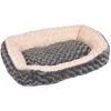 Flamingo Panier Cuddly Rectangulaire Gris 65x45x15cm -Chien Scroquette 65ead8d1fec76e5b5e07a4e72ee973dfd838bd1604c08707564b937c03a142e2