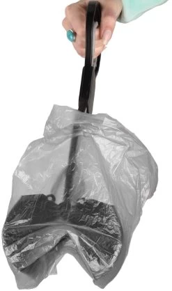 Flamingo Pelle Ramasse-crottes Easy Scoop Noir/gris M 12x10x36,5cm -Chien Scroquette 8b024cf96eb15eb1d00ed9b35c20f5b806b4667d00ad3c76bdea1112618f90a4