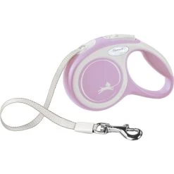 Laisse Flexi New Comfort Sangle S/5m Rose