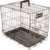 Flamingo Cage Pour Chien Ebo Taupe XS 31x47x38cm -Chien Scroquette a6df078a659f0b10a45bf84ed96c324977a2296d096c67be843dd2059e5f8e65