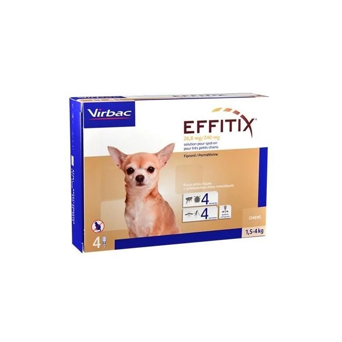 Effitix Spot On XS - Chien 1,5-4Kg 3 Effitix Spot On XS - Chien 1,5-4Kg