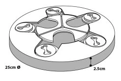 Flamingo Jouet Chien Wooden Brain Train Athena-25cm -Chien Scroquette e0260046080f7342ff2b92e5b93530d859651a545b9631bf8e9fd0d866cf72ea
