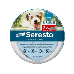 Seresto Collier Chien -Chien Scroquette packshot seresto x2 duopack petits chiens 1
