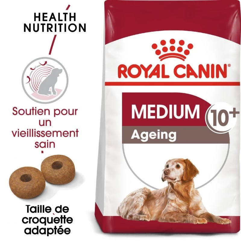 Royal Canin Medium Ageing 10+ Pour Chien 15kg 5 Royal Canin Medium Ageing 10+ Pour Chien 15kg – Image 3